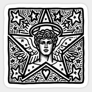 Archangel Michael Doodle Sticker